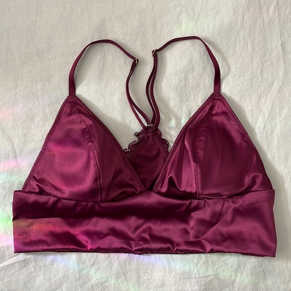 Victoria’s Secret Satin Triangle Longline Bralette - Picture 8 of 10